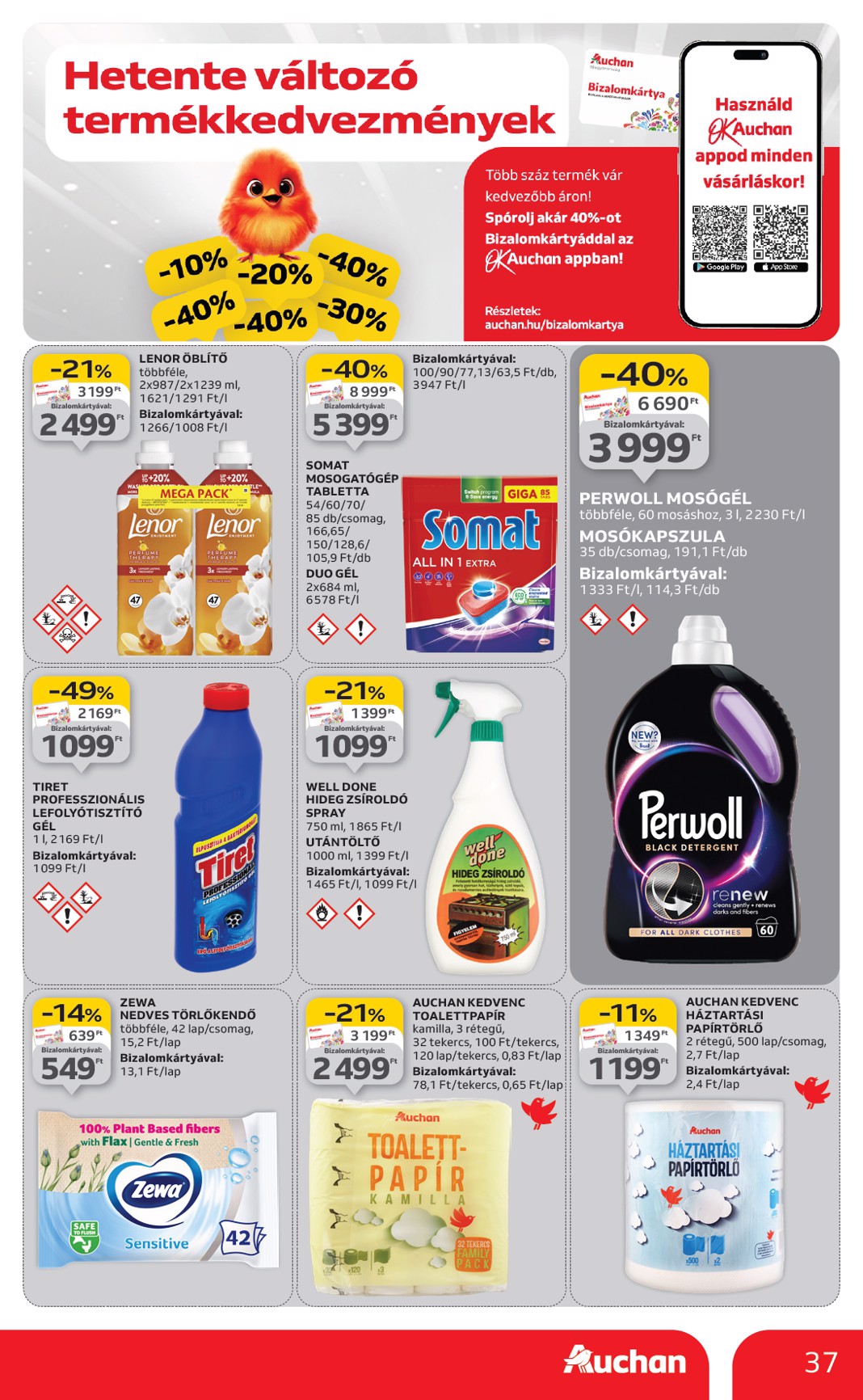 auchan - Auchan - Hipermarket akciós újság, érvényes 10.24. - 10.29. - page: 37 auchan - Auchan - Hipermarket akciós újság, érvényes 10.24. - 10.29. - page: 37