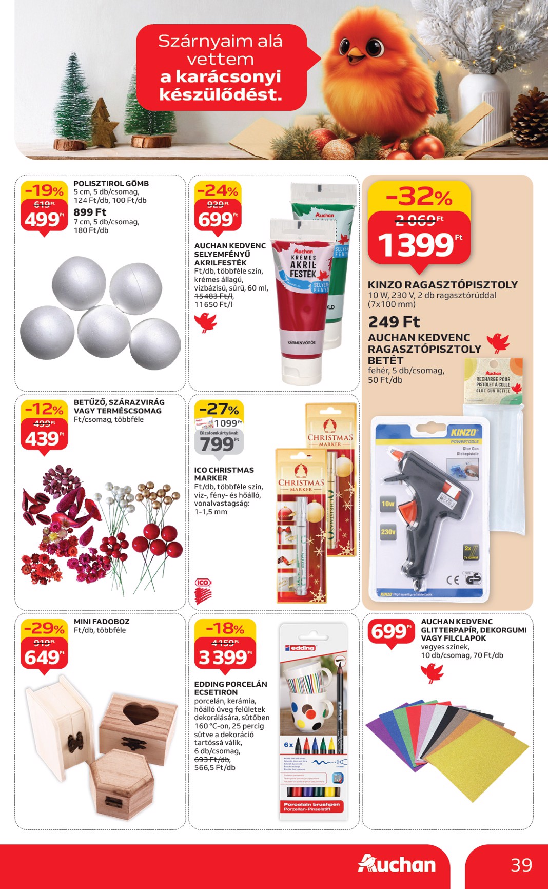 auchan - Auchan - Hipermarket akciós újság, érvényes 10.24. - 10.29. - page: 39 auchan - Auchan - Hipermarket akciós újság, érvényes 10.24. - 10.29. - page: 39