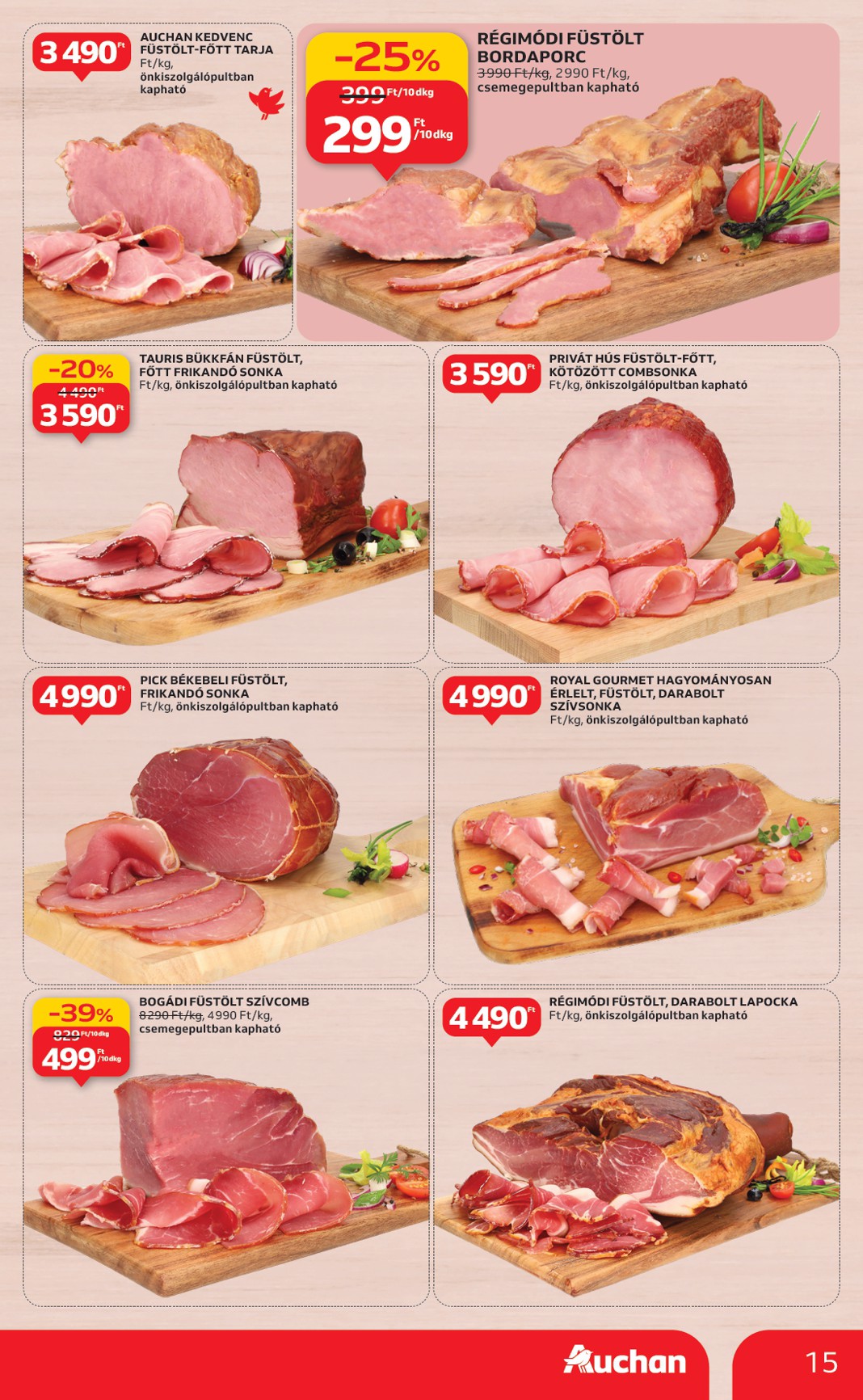 auchan - Auchan - Hipermarket akciós újság, érvényes 10.24. - 10.29. - page: 15 auchan - Auchan - Hipermarket akciós újság, érvényes 10.24. - 10.29. - page: 15