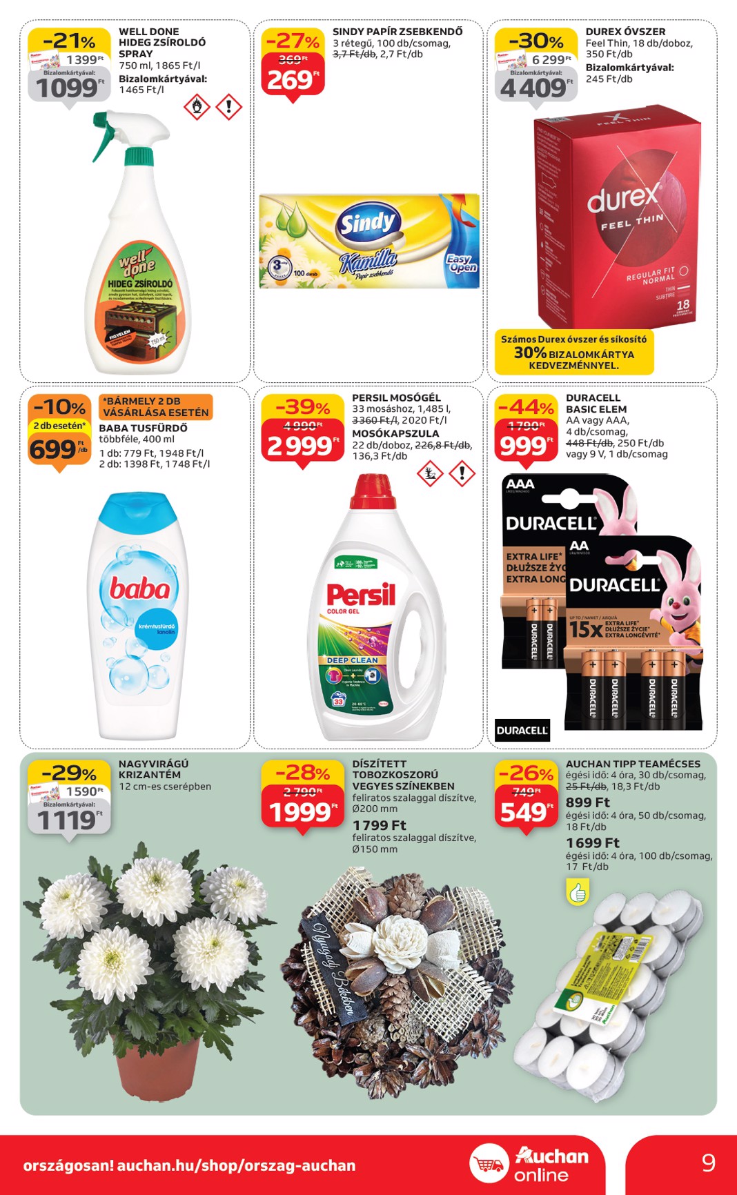 auchan - Auchan - Szupermarket akciós újság, érvényes 10.24. - 10.29. - page: 9