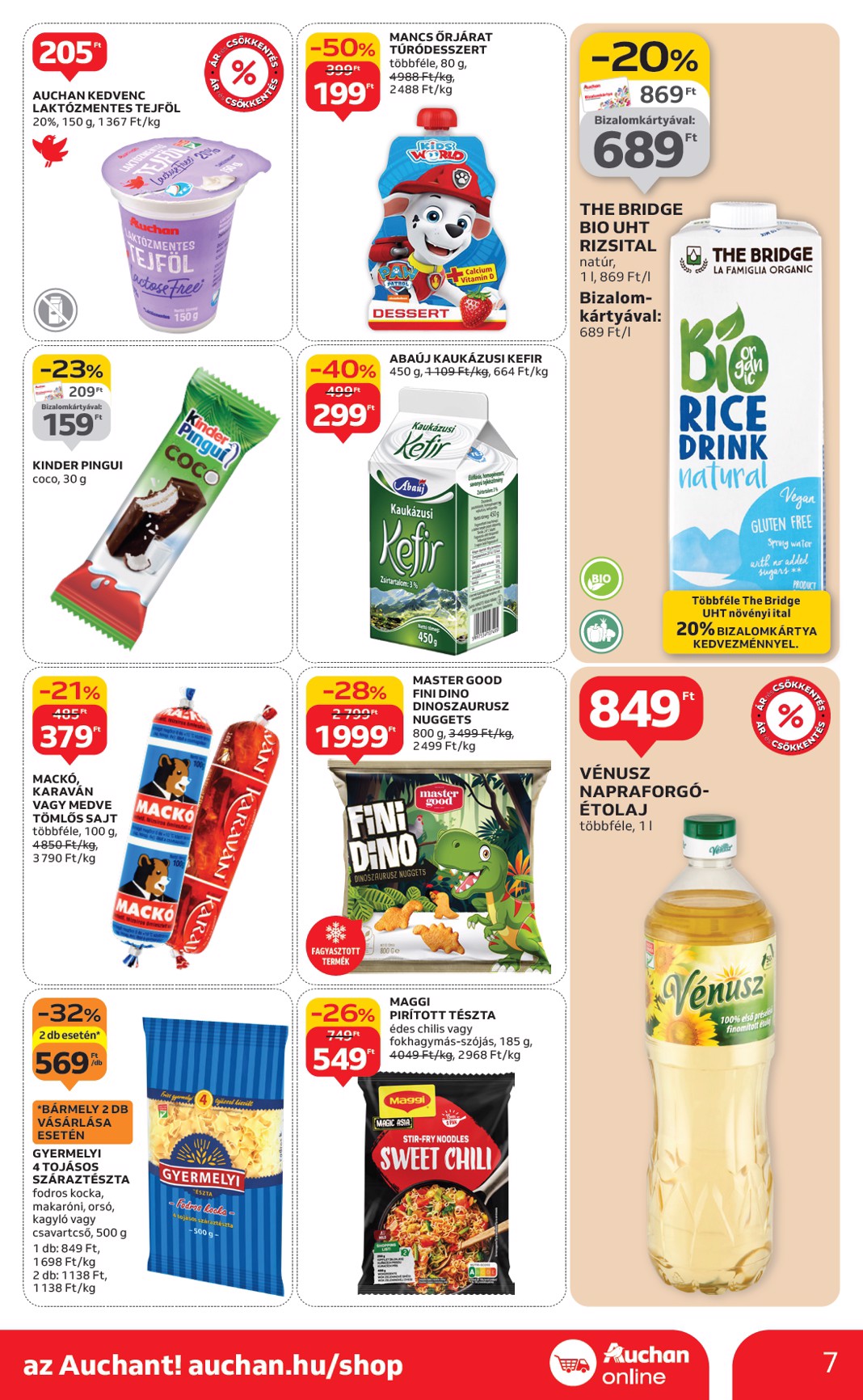 auchan - Auchan - Szupermarket akciós újság, érvényes 10.24. - 10.29. - page: 7