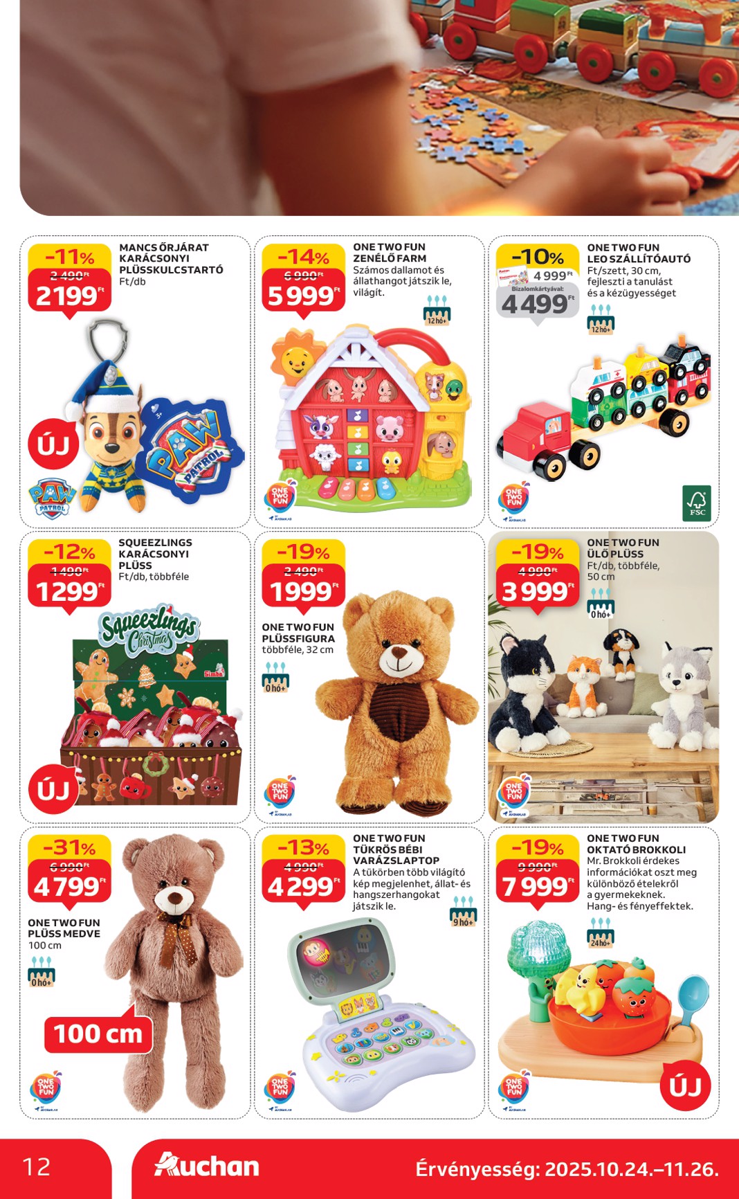 auchan - Auchan - Szupermarket akciós újság, érvényes 10.24. - 10.29. - page: 12