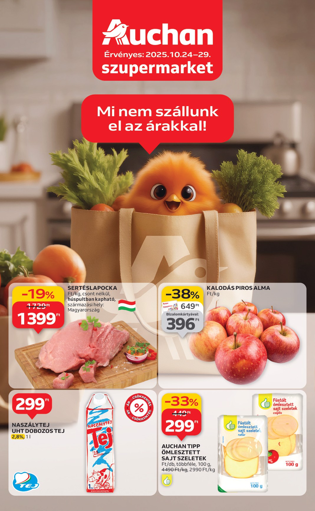 auchan - Auchan - Szupermarket akciós újság, érvényes 10.24. - 10.29.