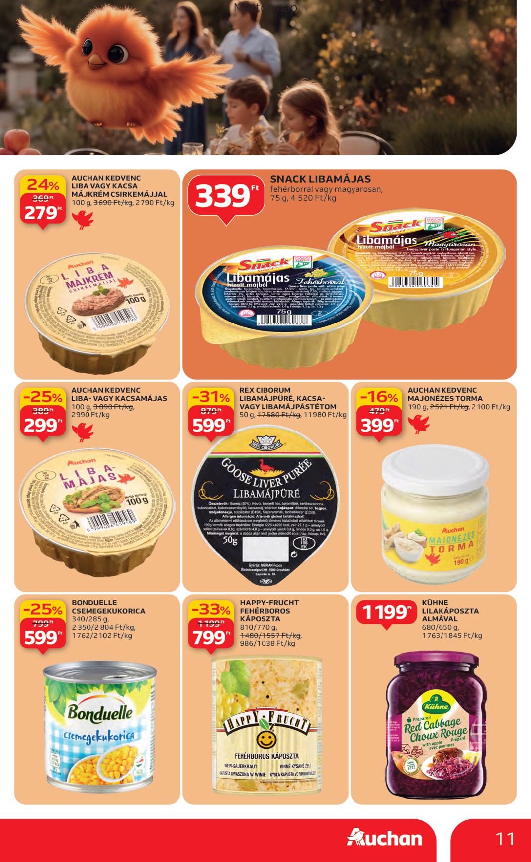 auchan - Auchan Hipermarket akciós újság, érvényes 10.30. - 11.05. - page: 11 auchan - Auchan Hipermarket akciós újság, érvényes 10.30. - 11.05. - page: 11
