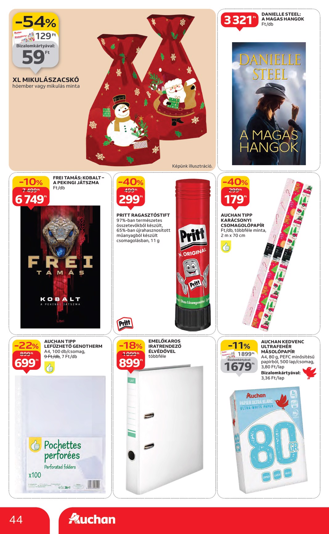 auchan - Auchan Hipermarket akciós újság, érvényes 10.30. - 11.05. - page: 44 auchan - Auchan Hipermarket akciós újság, érvényes 10.30. - 11.05. - page: 44