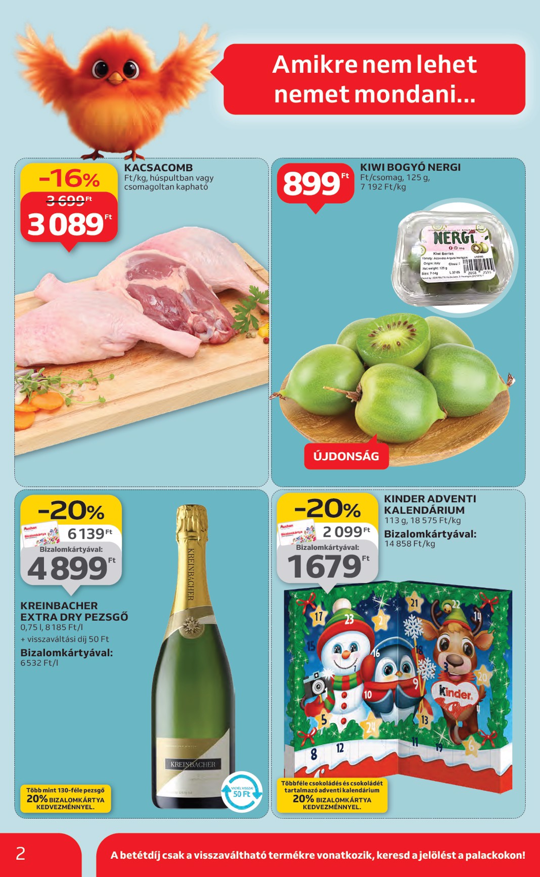 auchan - Auchan Hipermarket akciós újság, érvényes 10.30. - 11.05. - page: 2 auchan - Auchan Hipermarket akciós újság, érvényes 10.30. - 11.05. - page: 2