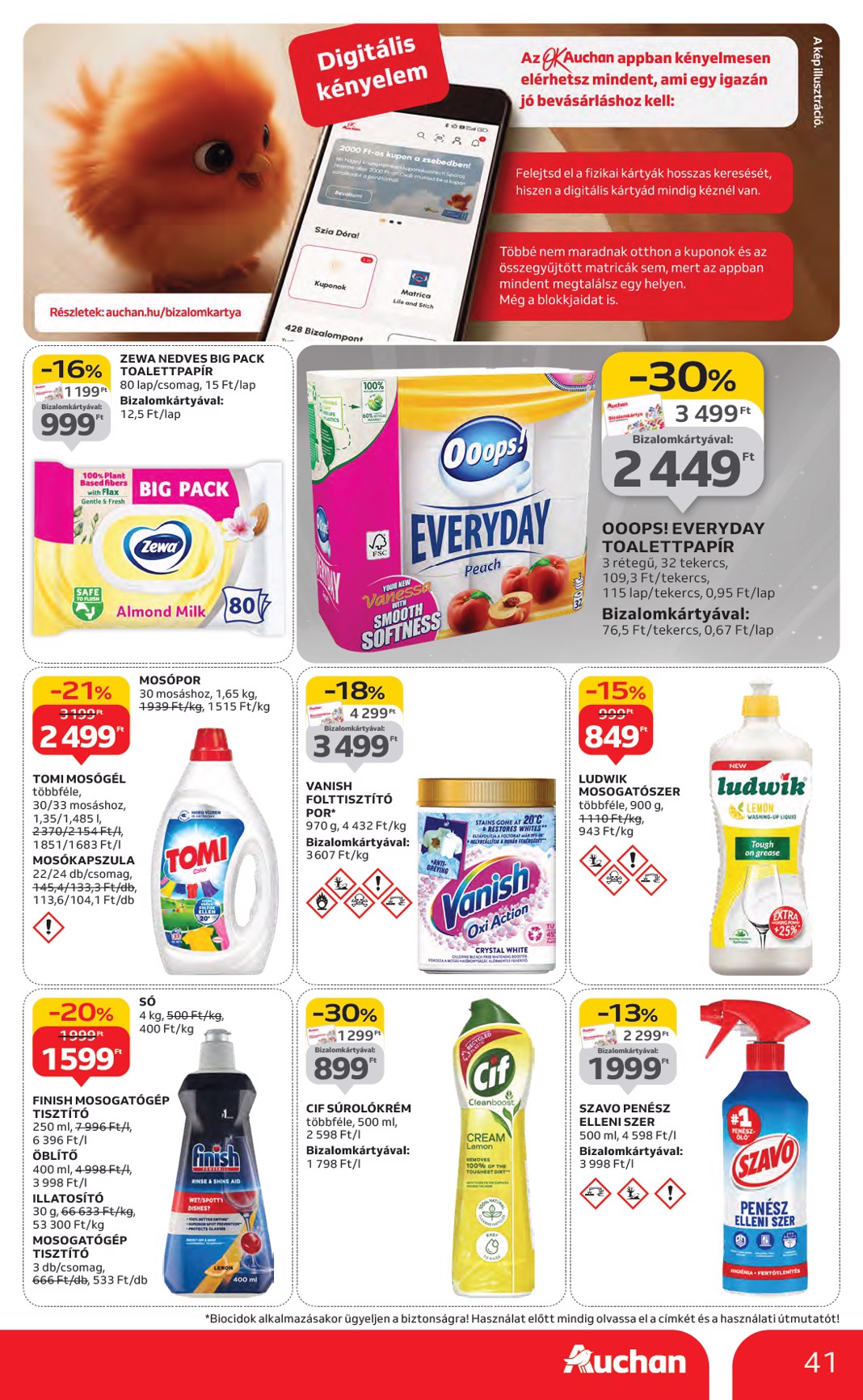 auchan - Auchan Hipermarket akciós újság, érvényes 10.30. - 11.05. - page: 41 auchan - Auchan Hipermarket akciós újság, érvényes 10.30. - 11.05. - page: 41