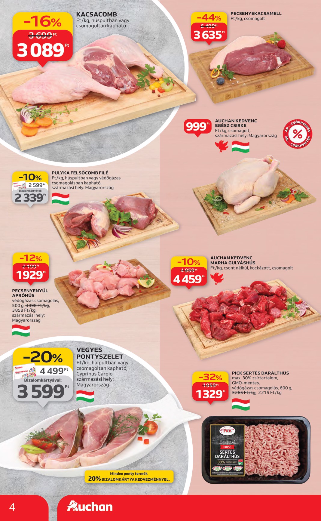 auchan - Auchan Hipermarket akciós újság, érvényes 10.30. - 11.05. - page: 4 auchan - Auchan Hipermarket akciós újság, érvényes 10.30. - 11.05. - page: 4