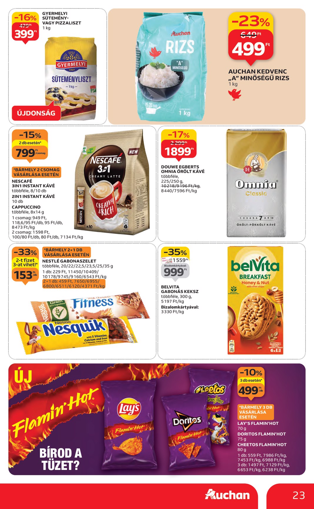 auchan - Auchan Hipermarket akciós újság, érvényes 10.30. - 11.05. - page: 23 auchan - Auchan Hipermarket akciós újság, érvényes 10.30. - 11.05. - page: 23
