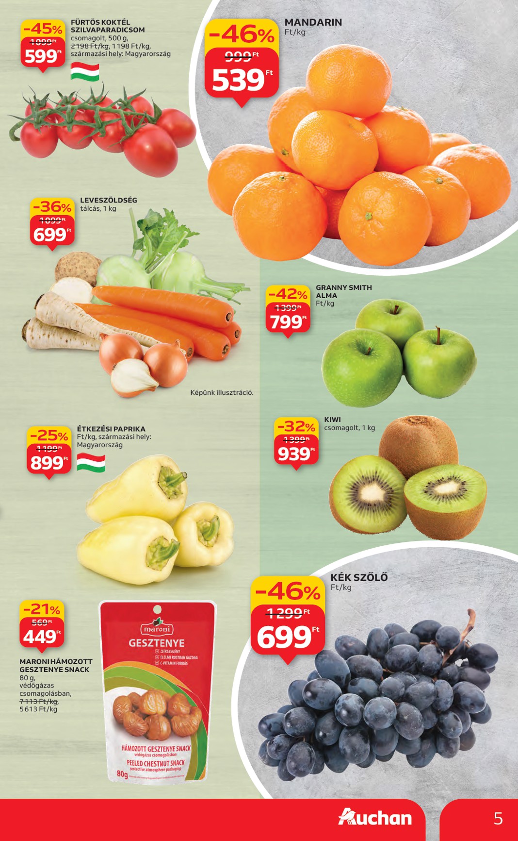auchan - Auchan Hipermarket akciós újság, érvényes 10.30. - 11.05. - page: 5 auchan - Auchan Hipermarket akciós újság, érvényes 10.30. - 11.05. - page: 5