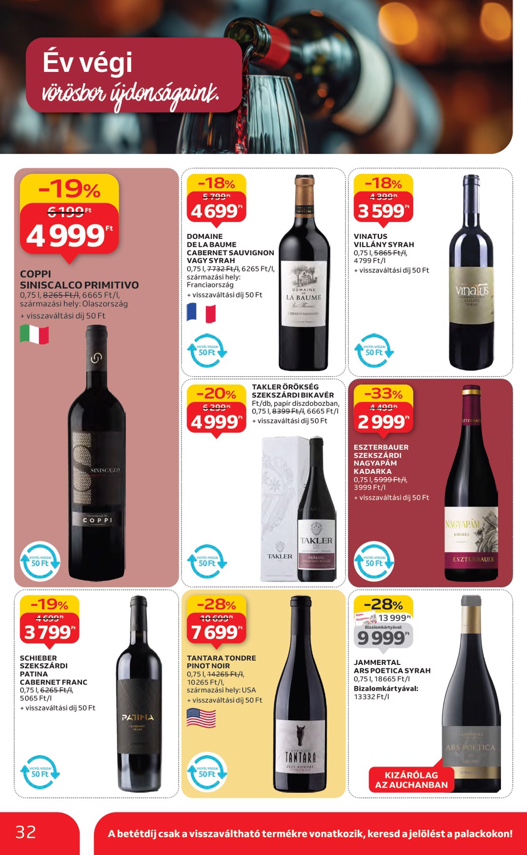 auchan - Auchan Hipermarket akciós újság, érvényes 10.30. - 11.05. - page: 32 auchan - Auchan Hipermarket akciós újság, érvényes 10.30. - 11.05. - page: 32