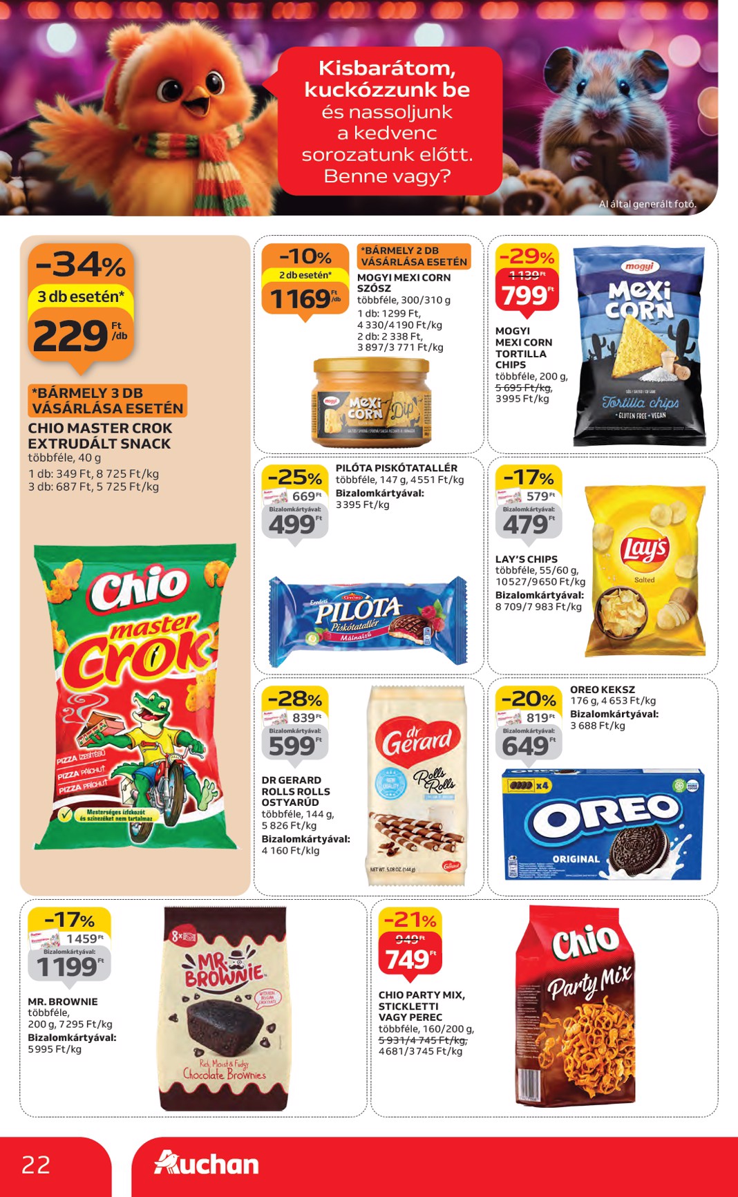 auchan - Auchan Hipermarket akciós újság, érvényes 10.30. - 11.05. - page: 22 auchan - Auchan Hipermarket akciós újság, érvényes 10.30. - 11.05. - page: 22