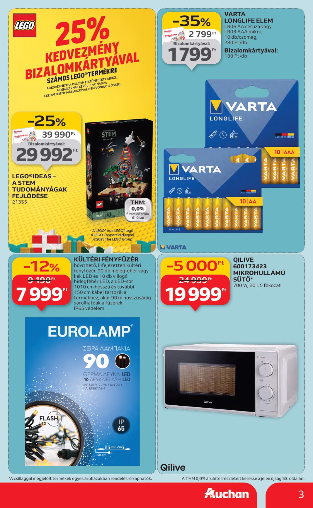 auchan - Auchan Hipermarket akciós újság, érvényes 10.30. - 11.05. - page: 3 auchan - Auchan Hipermarket akciós újság, érvényes 10.30. - 11.05. - page: 3