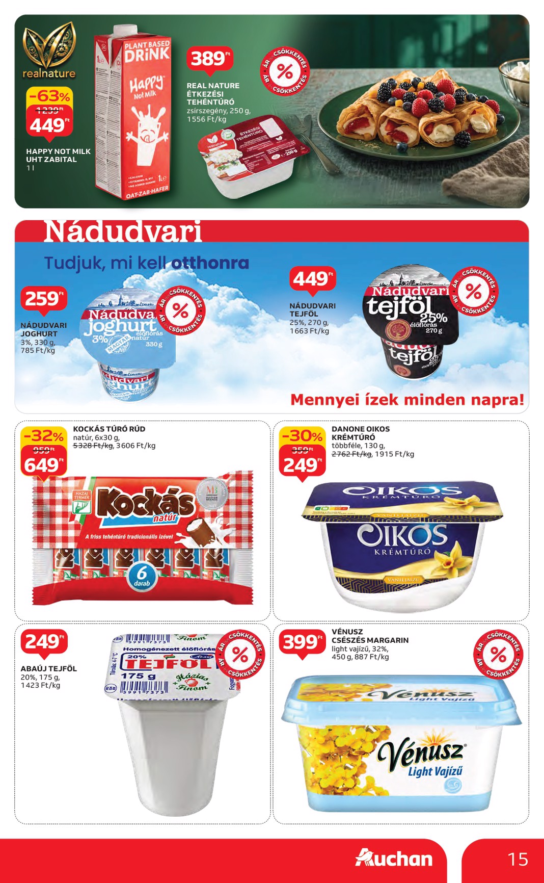 auchan - Auchan Hipermarket akciós újság, érvényes 10.30. - 11.05. - page: 15 auchan - Auchan Hipermarket akciós újság, érvényes 10.30. - 11.05. - page: 15