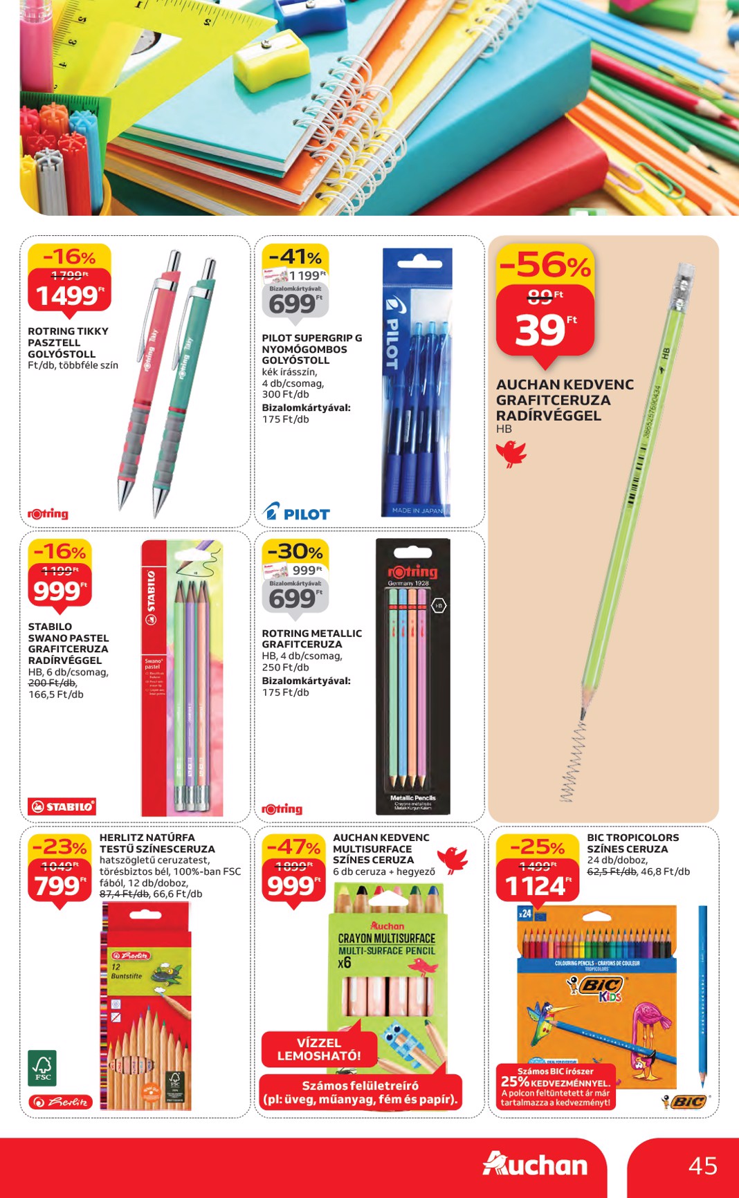 auchan - Auchan Hipermarket akciós újság, érvényes 10.30. - 11.05. - page: 45 auchan - Auchan Hipermarket akciós újság, érvényes 10.30. - 11.05. - page: 45