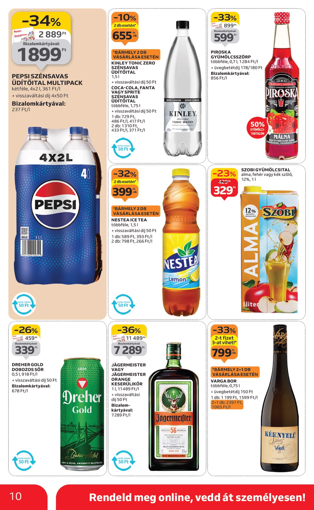 auchan - Auchan szupermarket akciós újság, érvényes 10.30. - 11.05. - page: 10