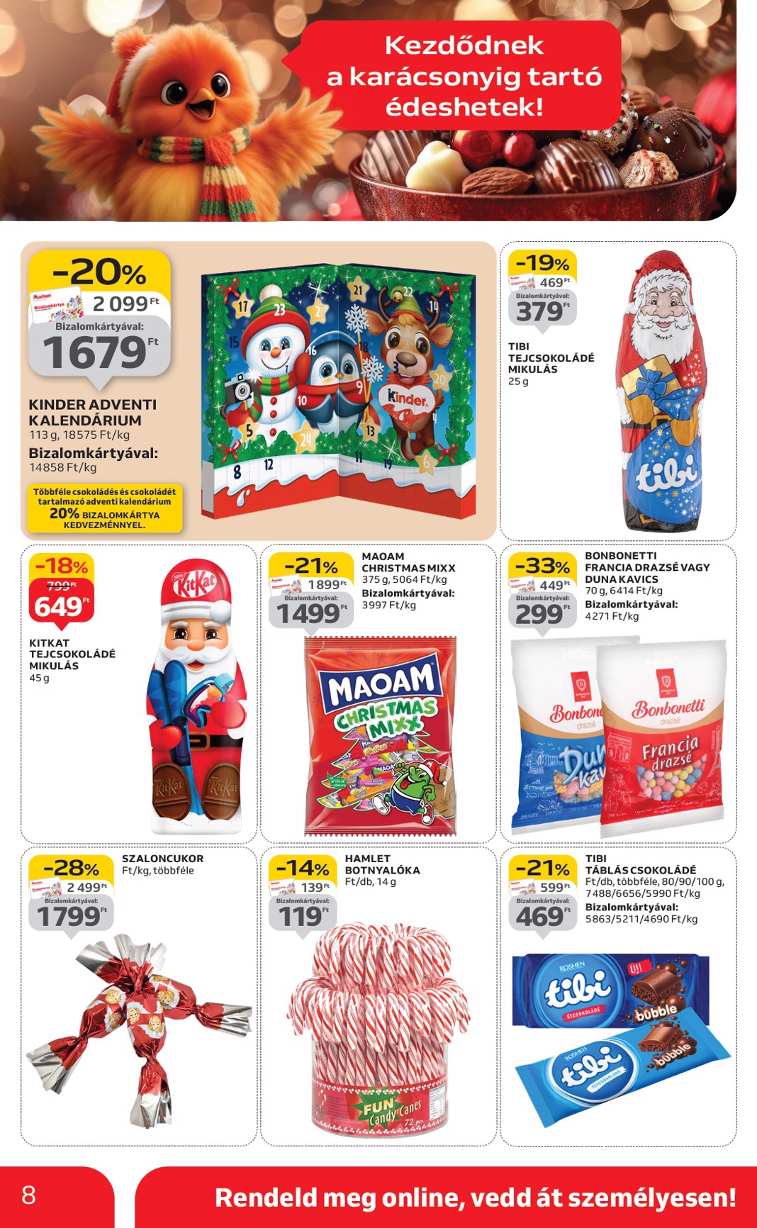 auchan - Auchan szupermarket akciós újság, érvényes 10.30. - 11.05. - page: 8