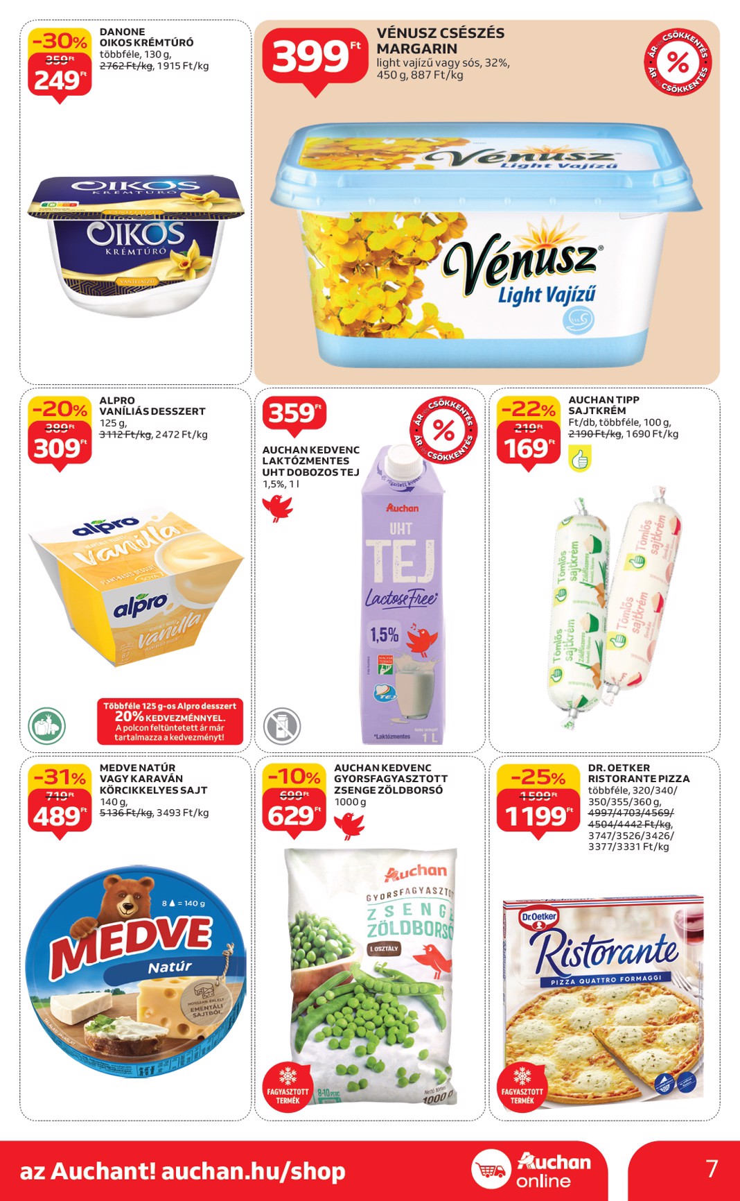 auchan - Auchan szupermarket akciós újság, érvényes 10.30. - 11.05. - page: 7