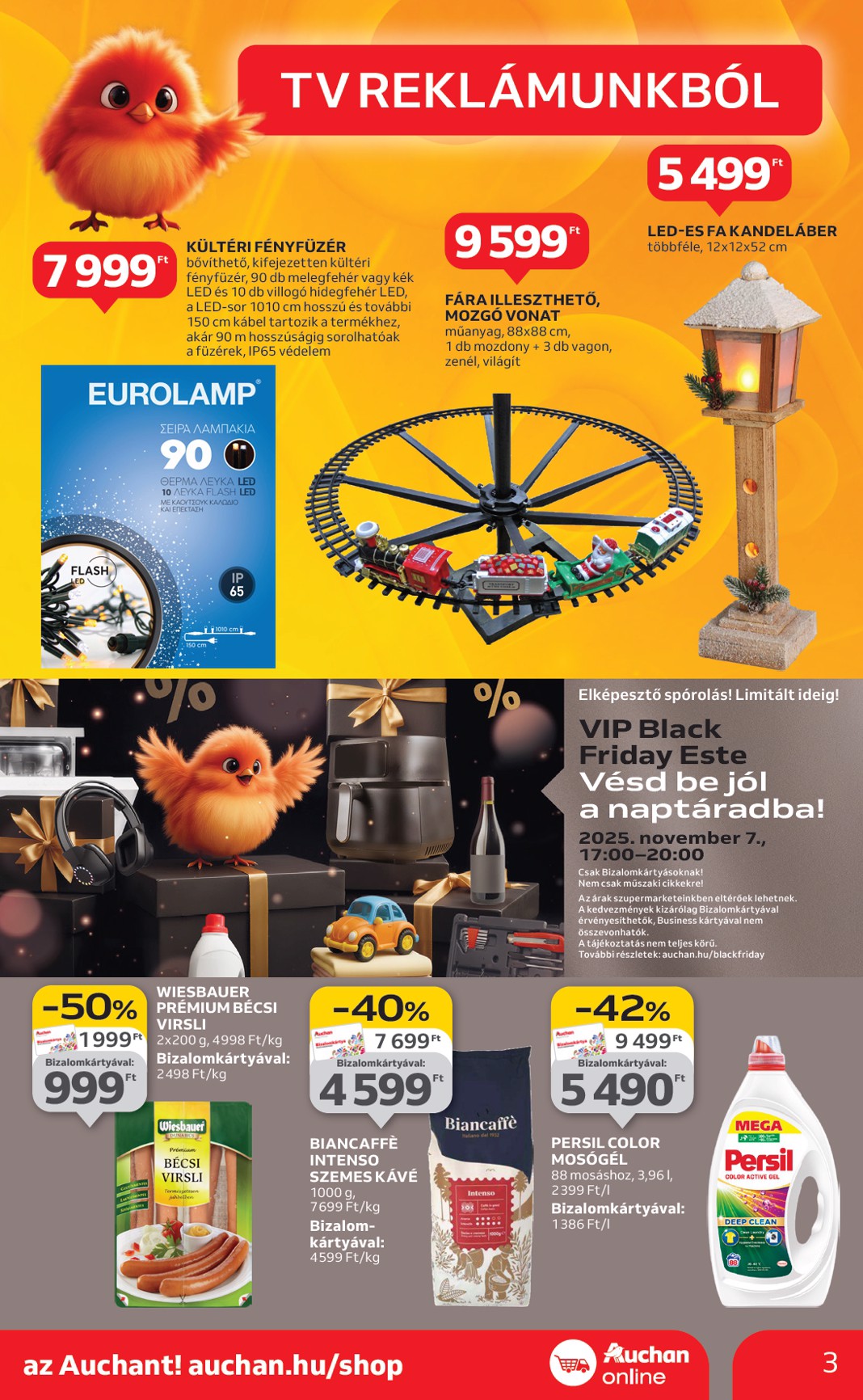 auchan - Auchan szupermarket akciós újság, érvényes 10.30. - 11.05. - page: 3