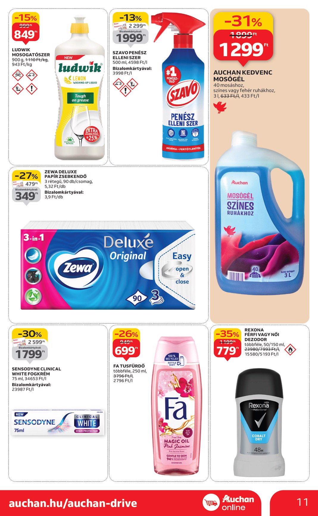 auchan - Auchan szupermarket akciós újság, érvényes 10.30. - 11.05. - page: 11