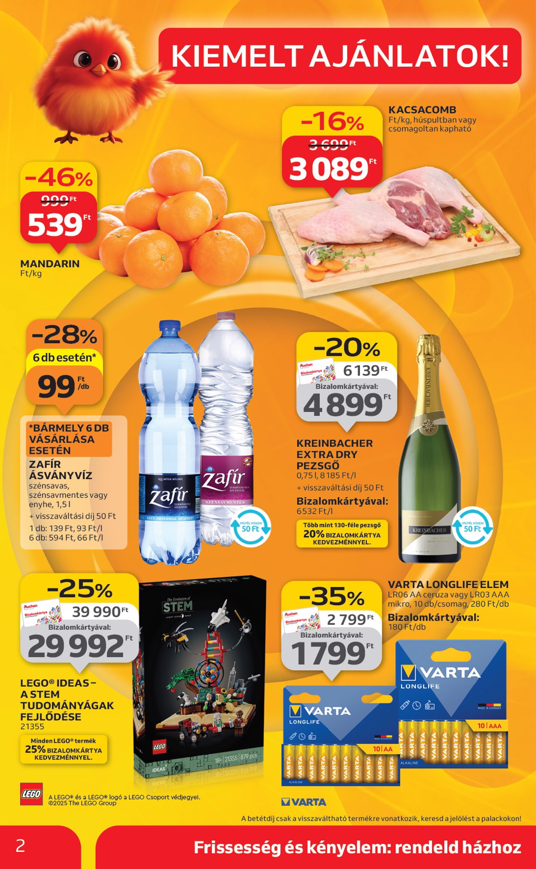 auchan - Auchan szupermarket akciós újság, érvényes 10.30. - 11.05. - page: 2