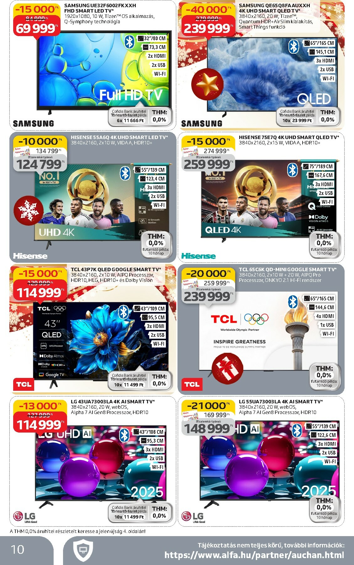 auchan - Auchan - Ajándékot a müszaki osztályról - Hipermarket akciós újság, érvényes 11.06. - 11.19. - page: 10