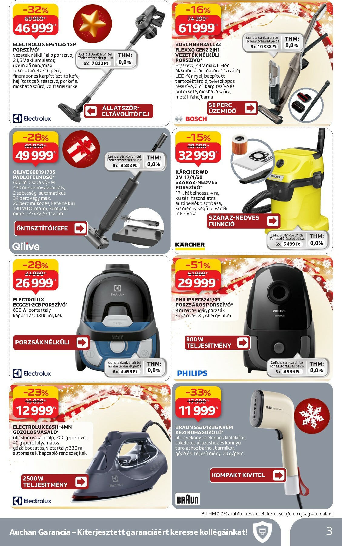 auchan - Auchan - Ajándékot a müszaki osztályról - Hipermarket akciós újság, érvényes 11.06. - 11.19. - page: 3