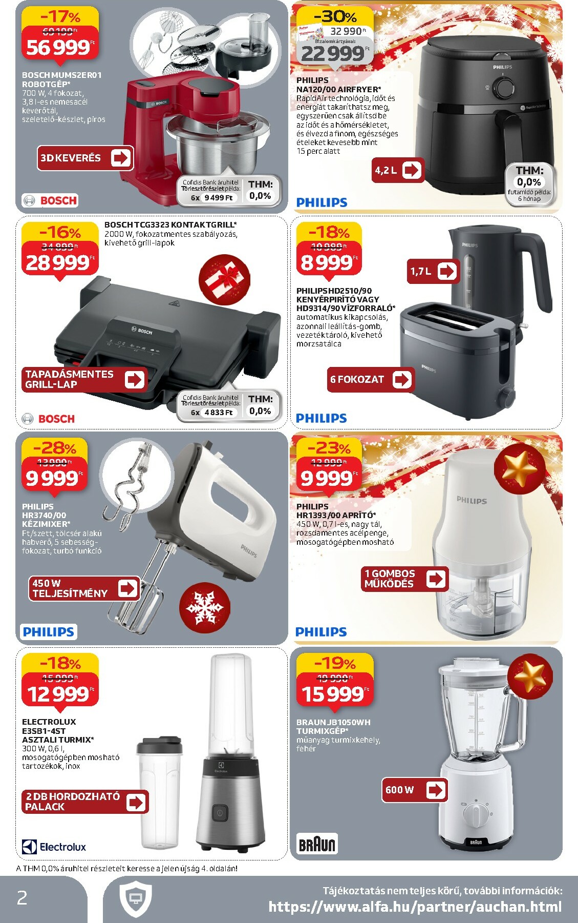 auchan - Auchan - Ajándékot a müszaki osztályról - Hipermarket akciós újság, érvényes 11.06. - 11.19. - page: 2