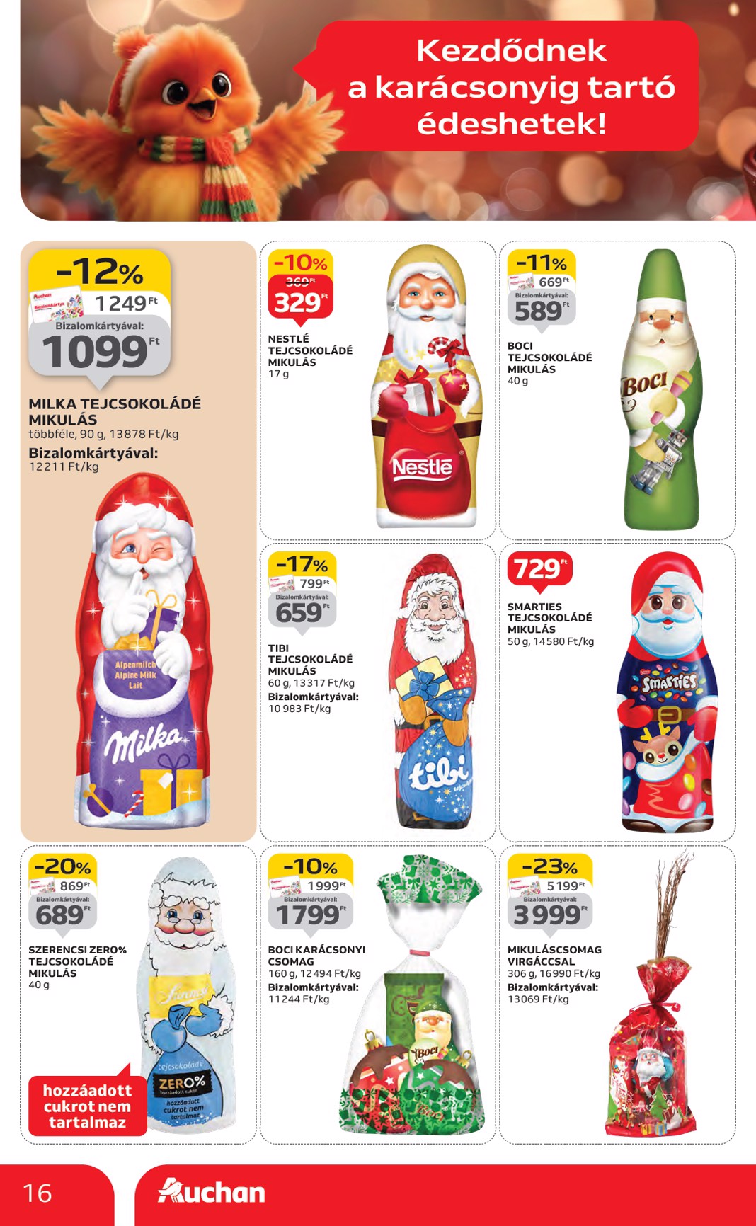 auchan - Auchan Hipermarket akciós újság, érvényes 11.06. - 11.12. - page: 16