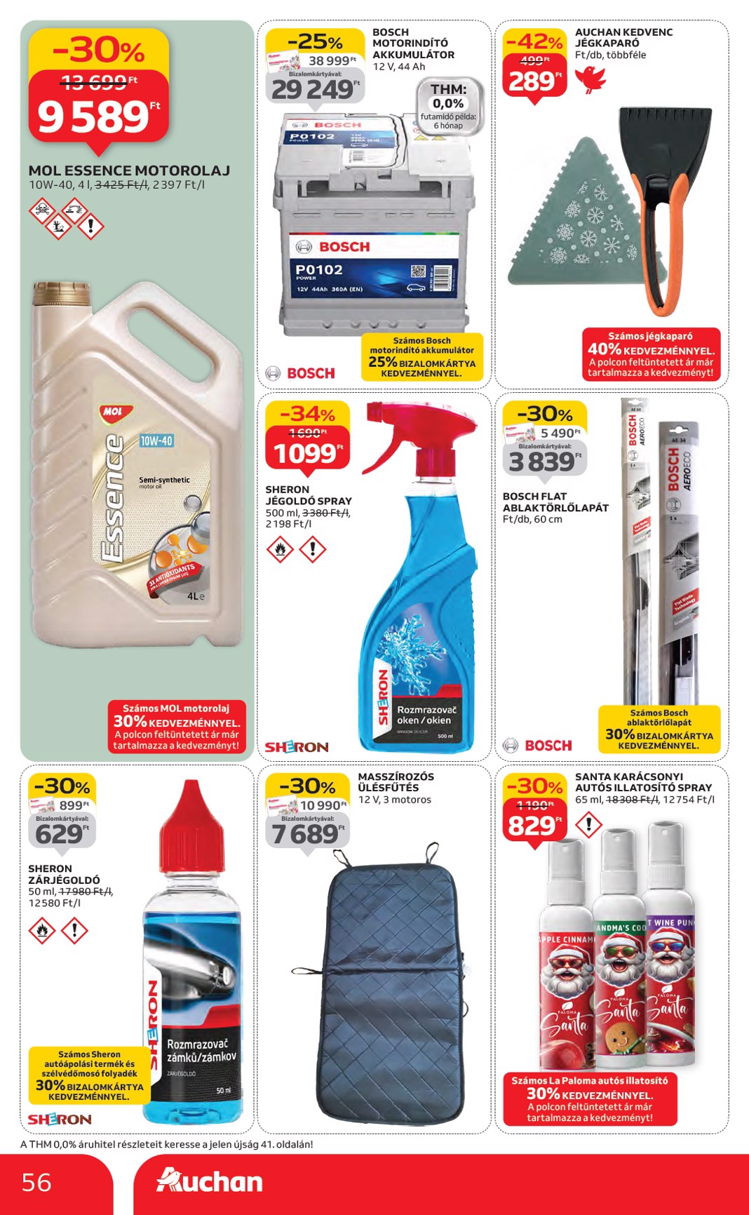 auchan - Auchan Hipermarket akciós újság, érvényes 11.06. - 11.12. - page: 56