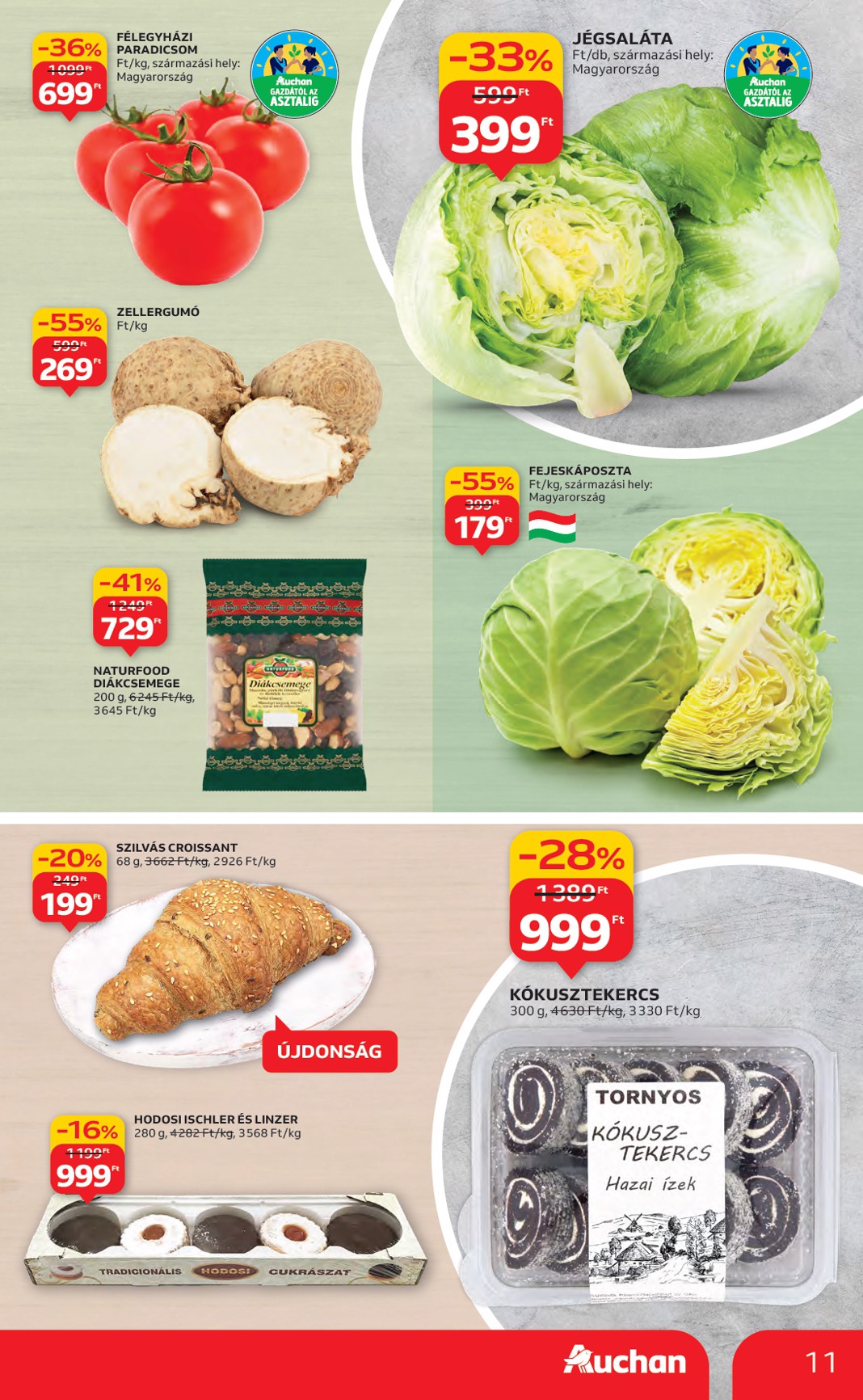 auchan - Auchan Hipermarket akciós újság, érvényes 11.06. - 11.12. - page: 11