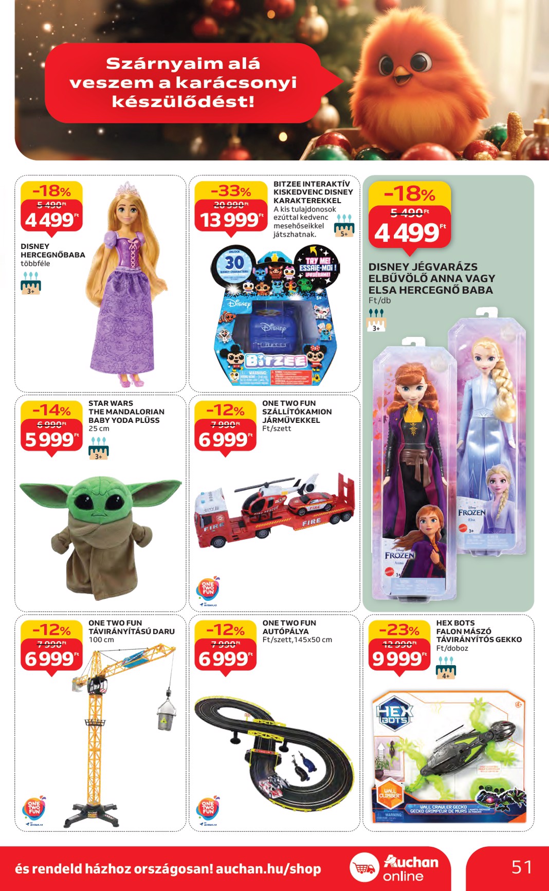 auchan - Auchan Hipermarket akciós újság, érvényes 11.06. - 11.12. - page: 51
