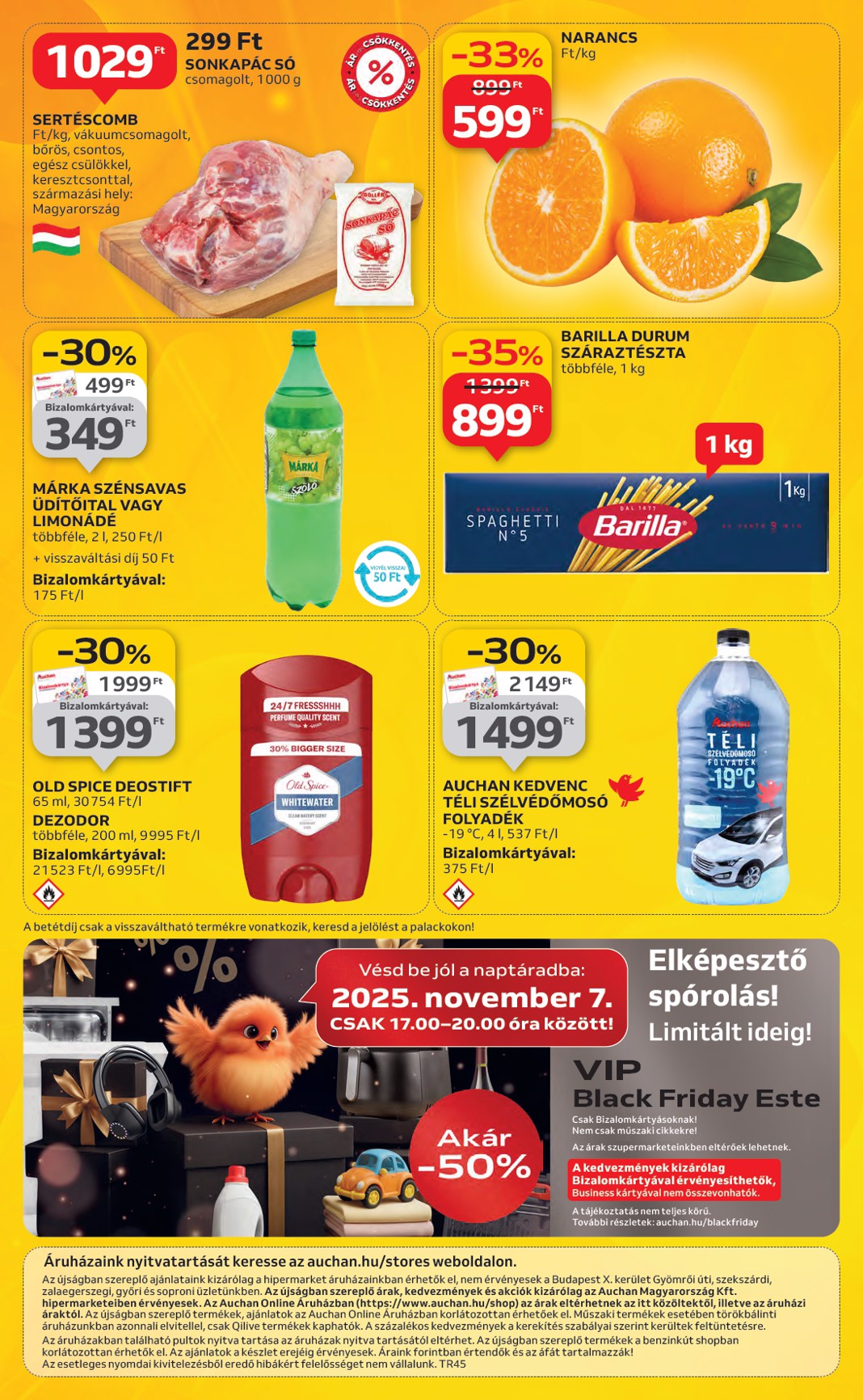 auchan - Auchan Hipermarket akciós újság, érvényes 11.06. - 11.12. - page: 58