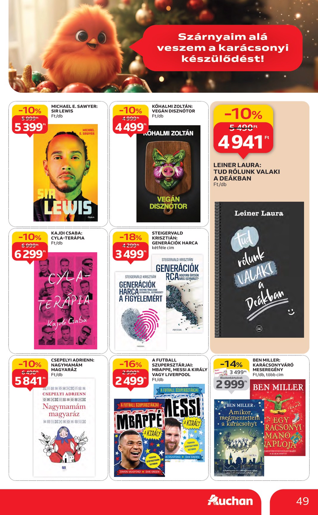 auchan - Auchan Hipermarket akciós újság, érvényes 11.06. - 11.12. - page: 49