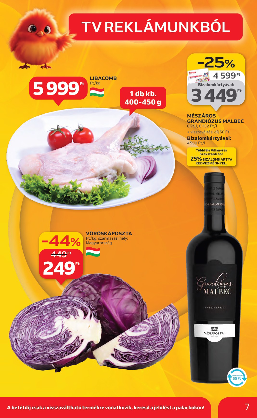auchan - Auchan Hipermarket akciós újság, érvényes 11.06. - 11.12. - page: 7
