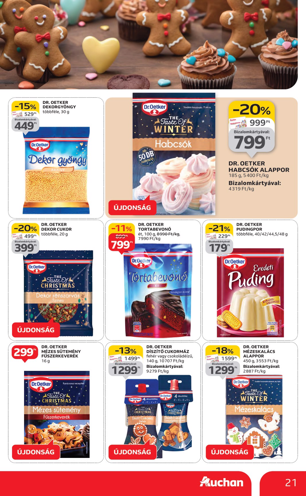 auchan - Auchan Hipermarket akciós újság, érvényes 11.06. - 11.12. - page: 21