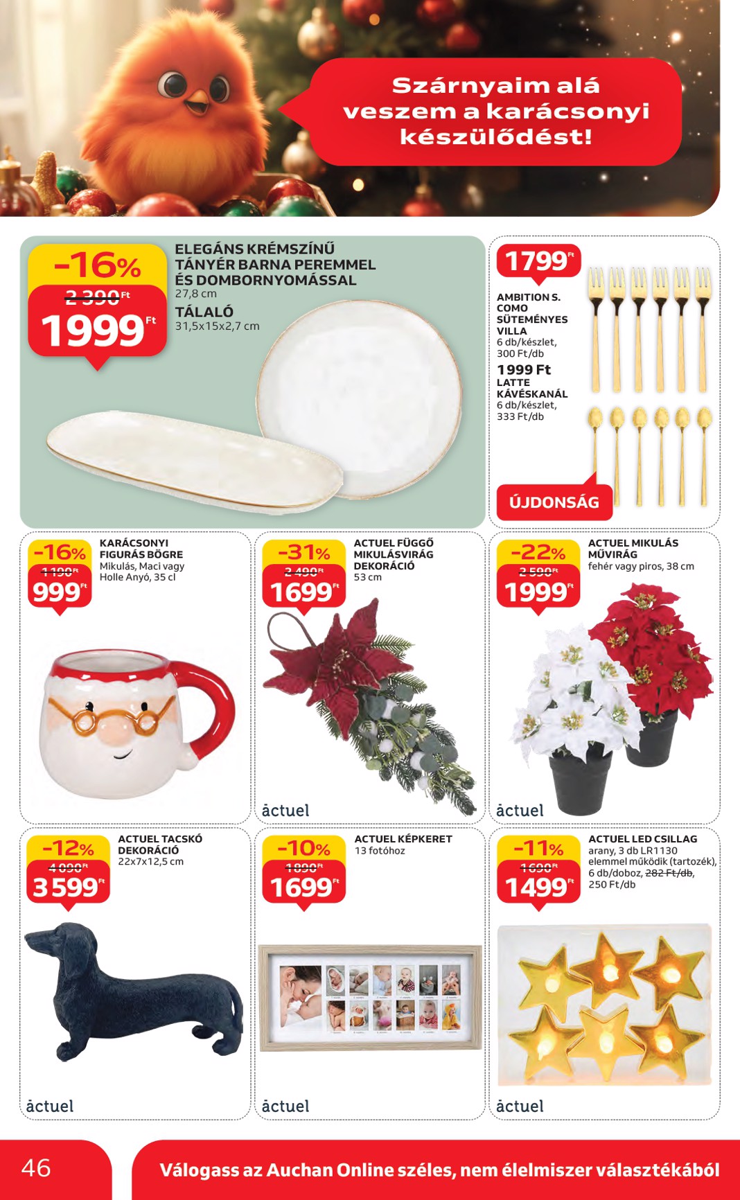 auchan - Auchan Hipermarket akciós újság, érvényes 11.06. - 11.12. - page: 46