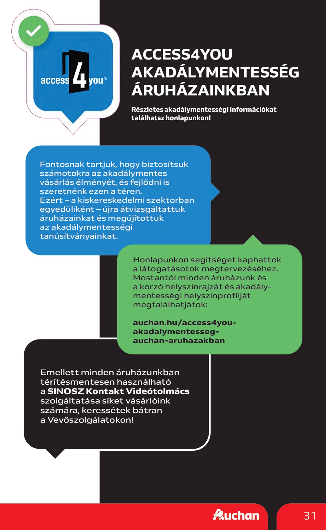 auchan - Auchan Hipermarket akciós újság, érvényes 11.06. - 11.12. - page: 31