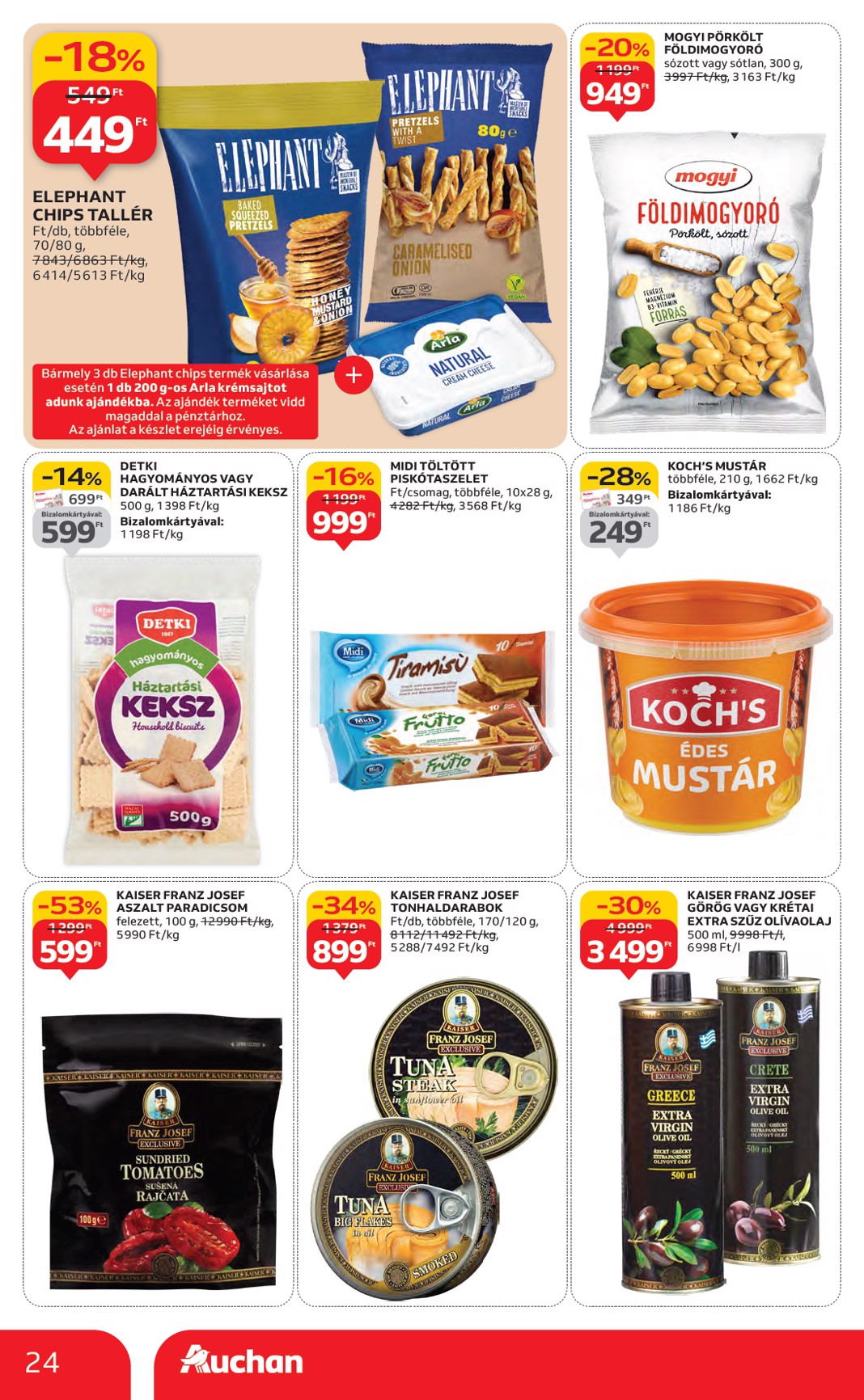 auchan - Auchan Hipermarket akciós újság, érvényes 11.06. - 11.12. - page: 24