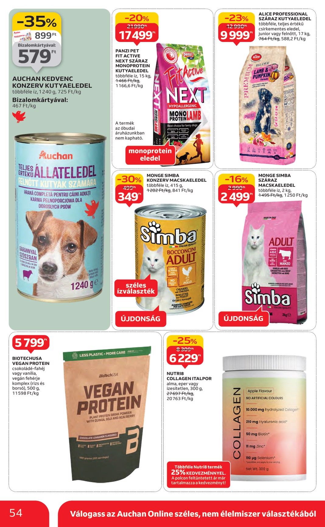 auchan - Auchan Hipermarket akciós újság, érvényes 11.06. - 11.12. - page: 54