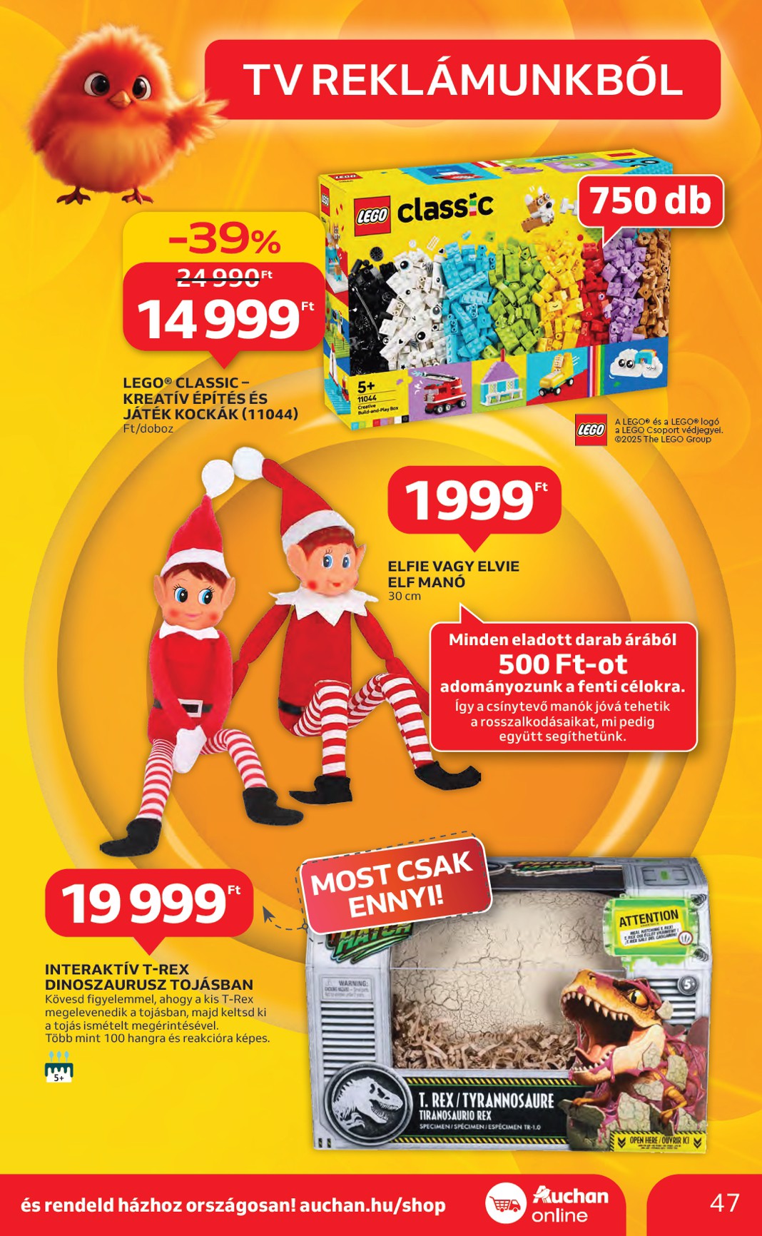 auchan - Auchan Hipermarket akciós újság, érvényes 11.06. - 11.12. - page: 47