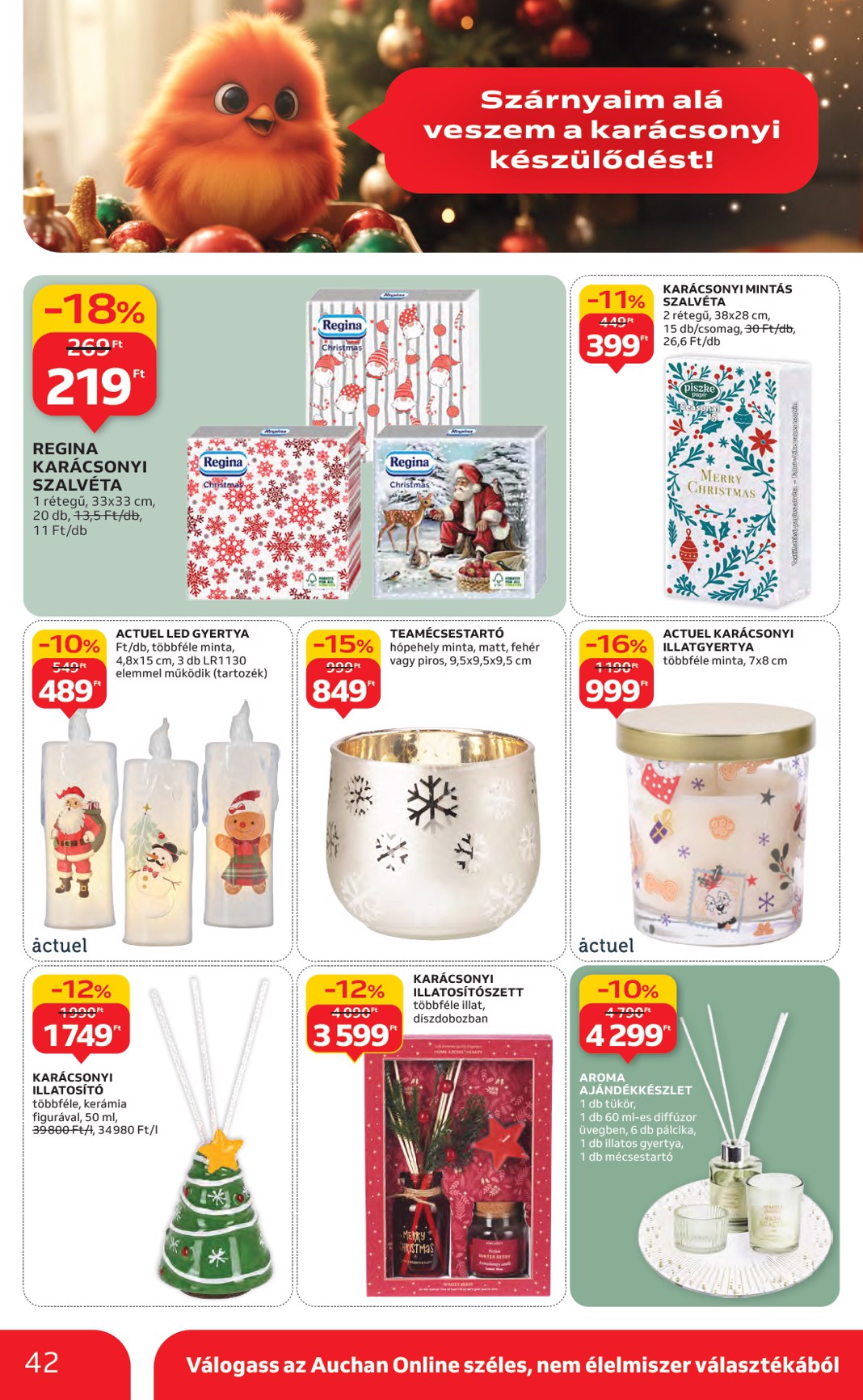 auchan - Auchan Hipermarket akciós újság, érvényes 11.06. - 11.12. - page: 42