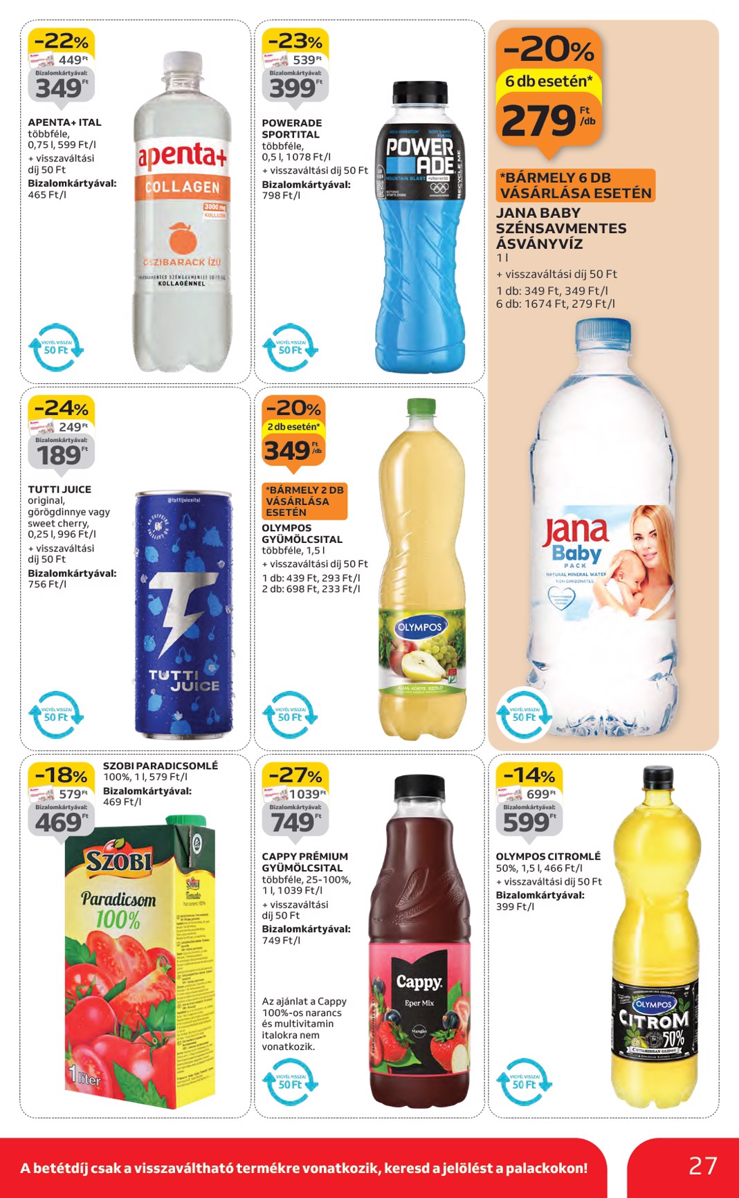 auchan - Auchan Hipermarket akciós újság, érvényes 11.06. - 11.12. - page: 27