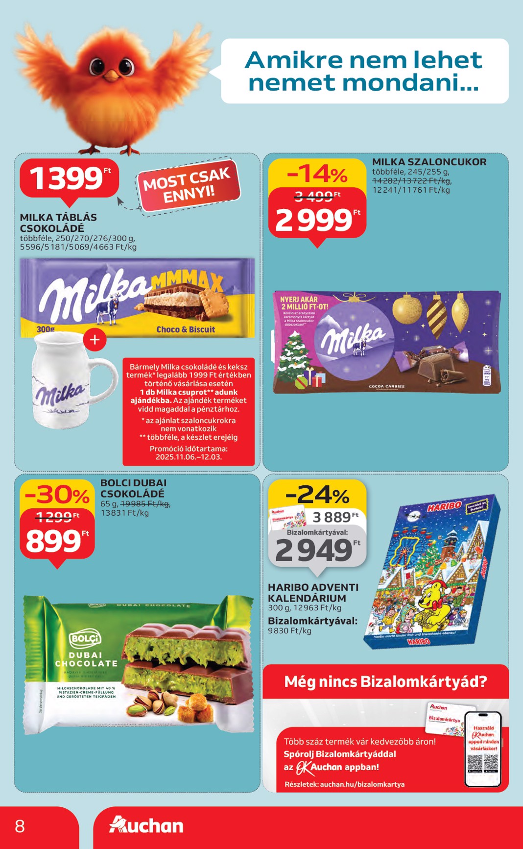 auchan - Auchan Hipermarket akciós újság, érvényes 11.06. - 11.12. - page: 8