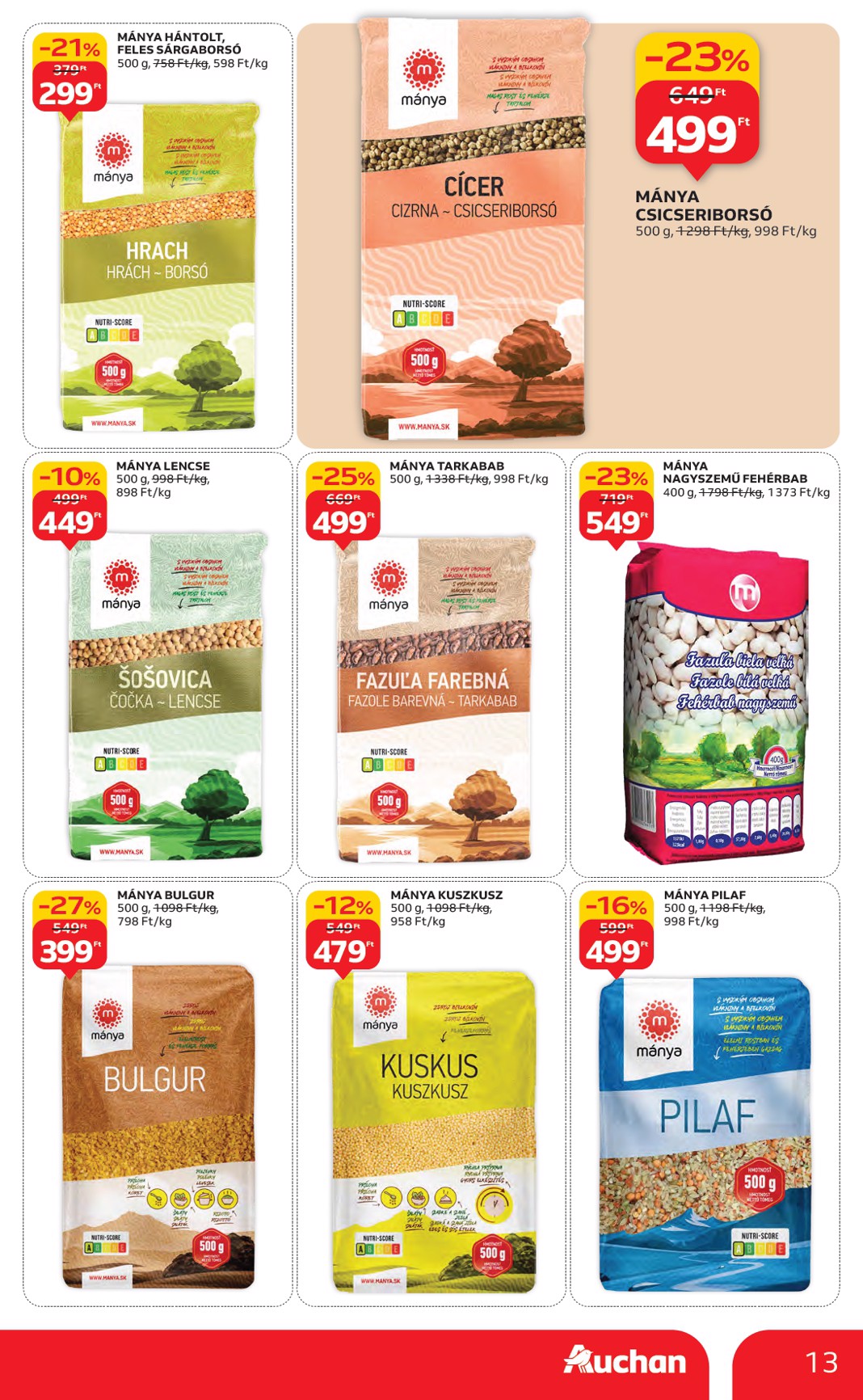 auchan - Auchan Hipermarket akciós újság, érvényes 11.06. - 11.12. - page: 13