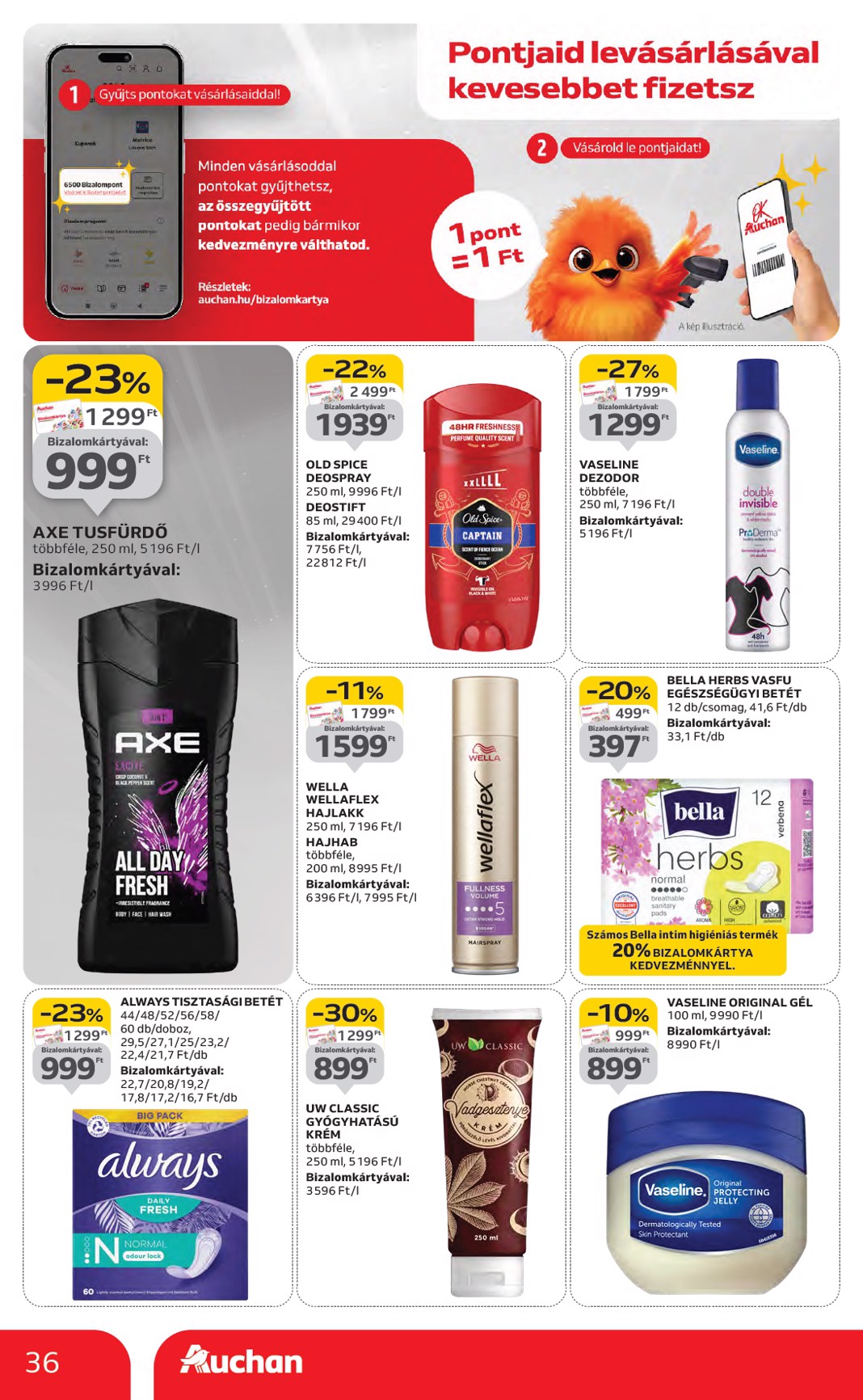 auchan - Auchan Hipermarket akciós újság, érvényes 11.06. - 11.12. - page: 36