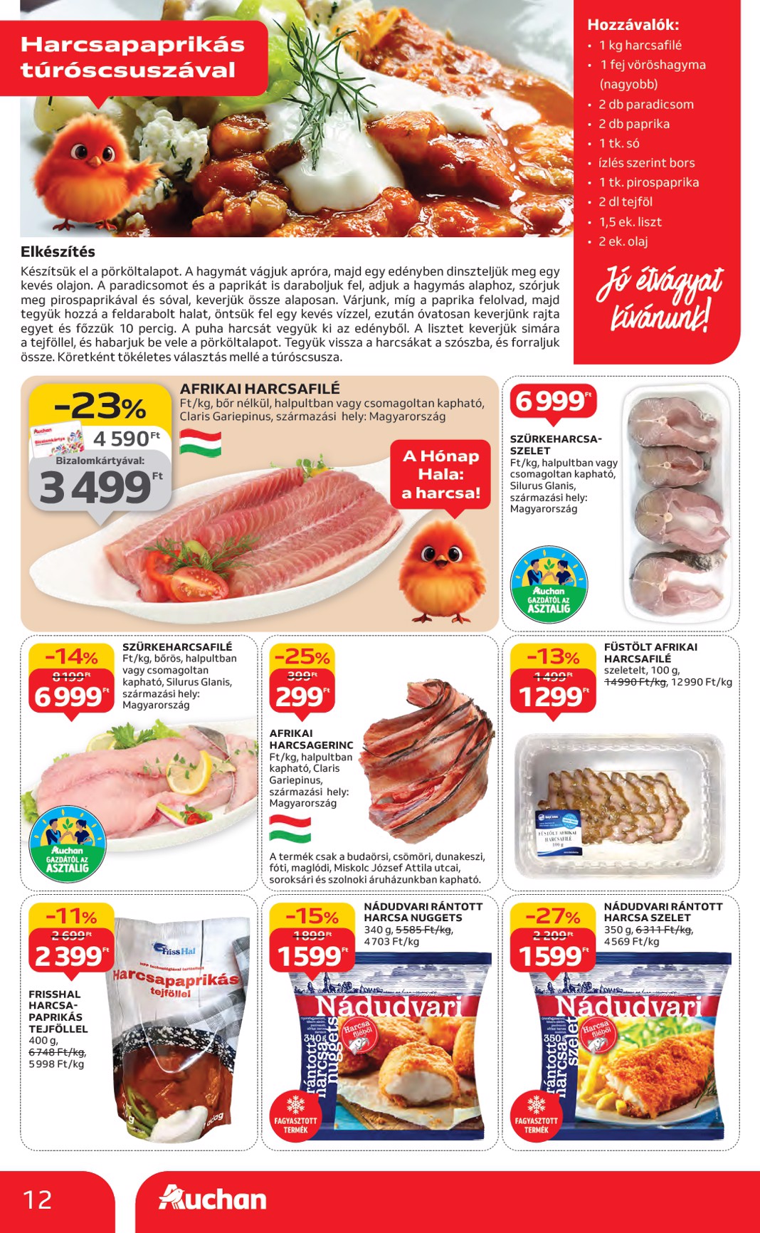 auchan - Auchan Hipermarket akciós újság, érvényes 11.06. - 11.12. - page: 12