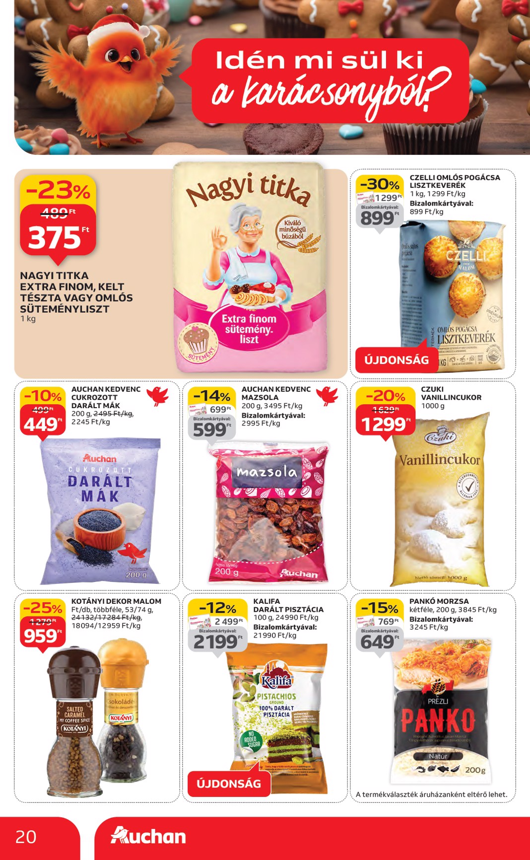 auchan - Auchan Hipermarket akciós újság, érvényes 11.06. - 11.12. - page: 20