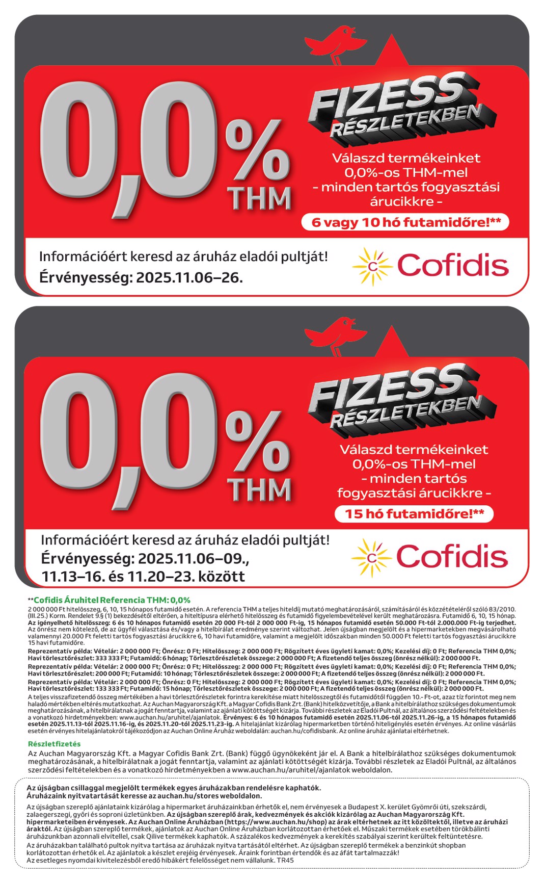 auchan - Auchan Hipermarket - Black Friday ajánlataink akciós újság, érvényes 11.06. - 11.26. - page: 6