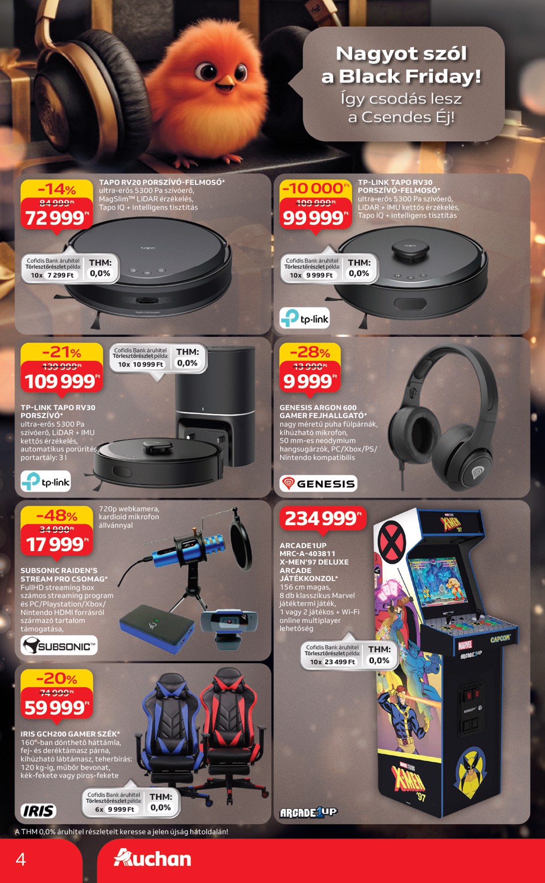 auchan - Auchan Hipermarket - Black Friday ajánlataink akciós újság, érvényes 11.06. - 11.26. - page: 4